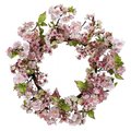 Nearly Natural 24 in. Cherry Blossom Wreath 4783